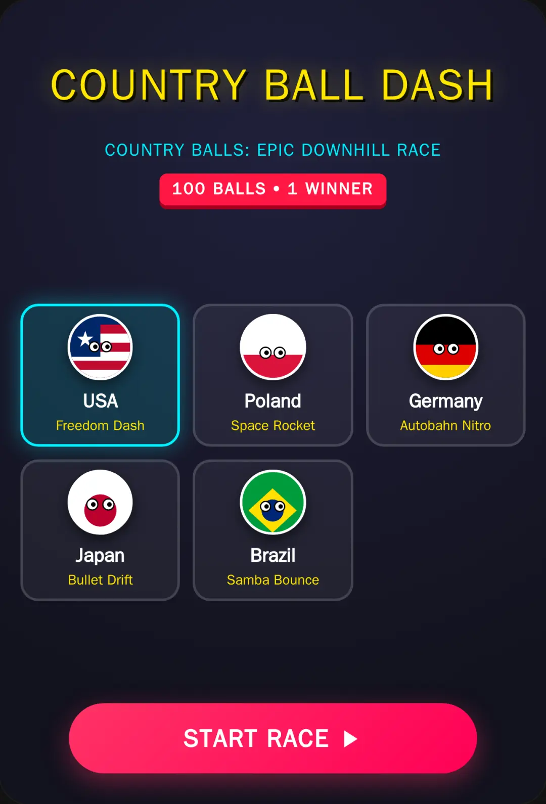 Country Ball Downhill Dash cover