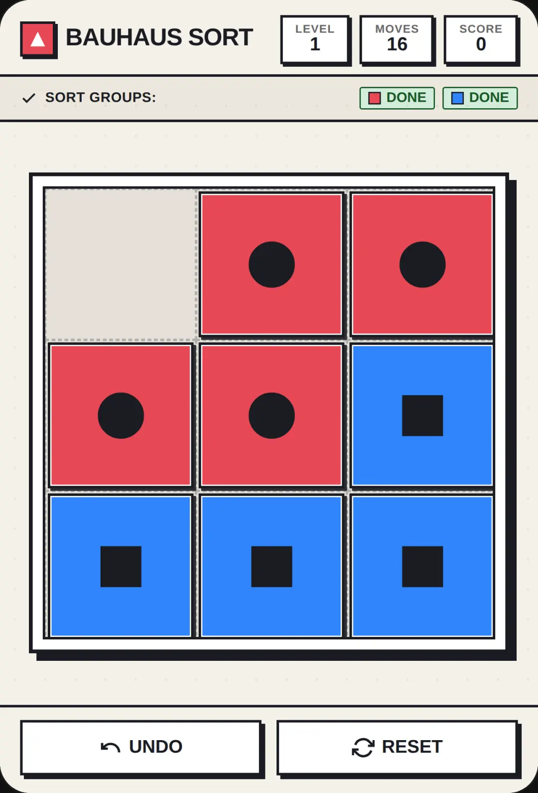 Bauhaus Color Sort cover