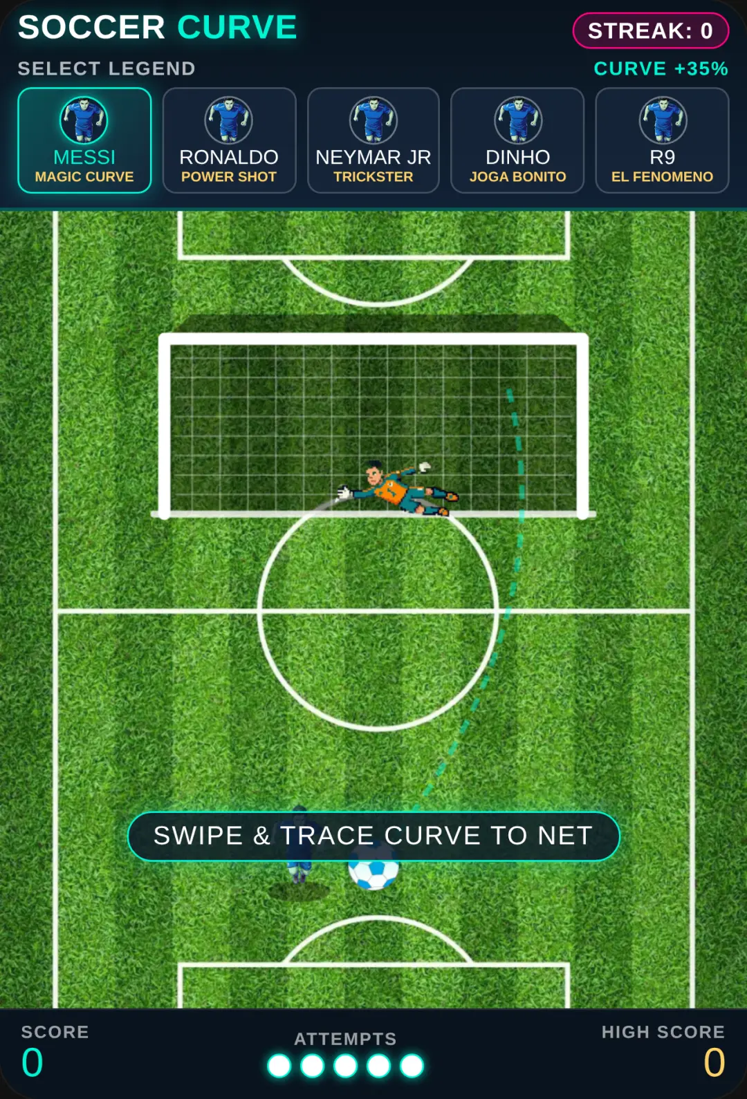 Soccer Curve Legends - Penalty Shootout cover