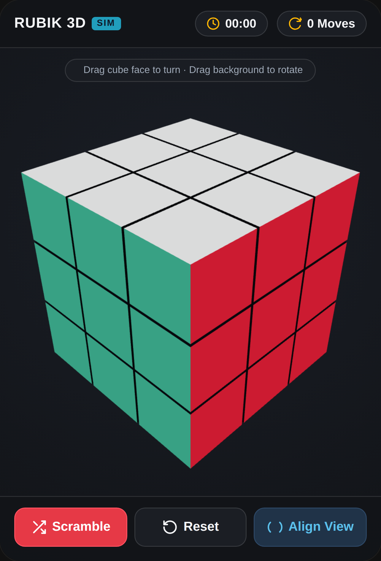 3D Rubik's Cube Simulator cover