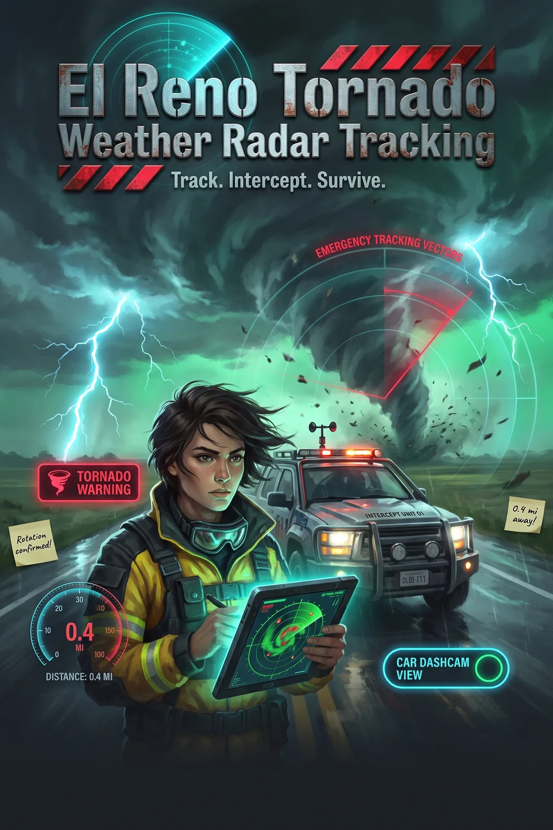 El Reno Tornado Weather Radar Tracking #