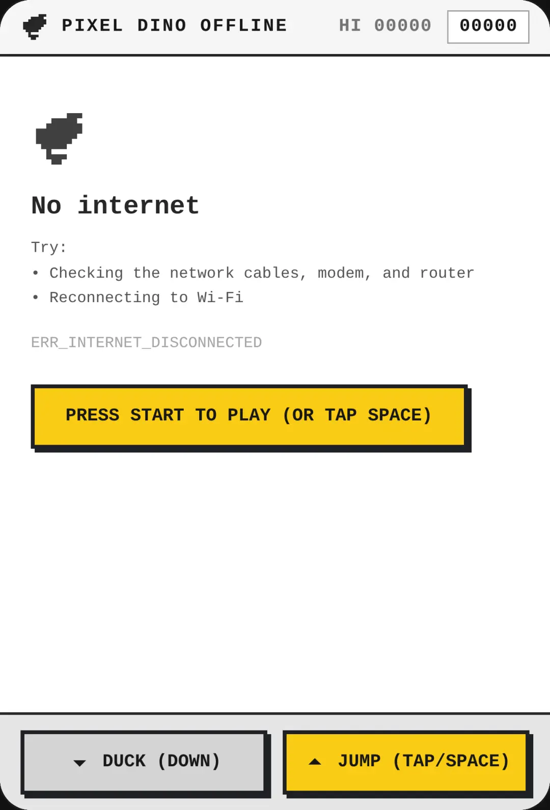 Pixel Dino Offline cover