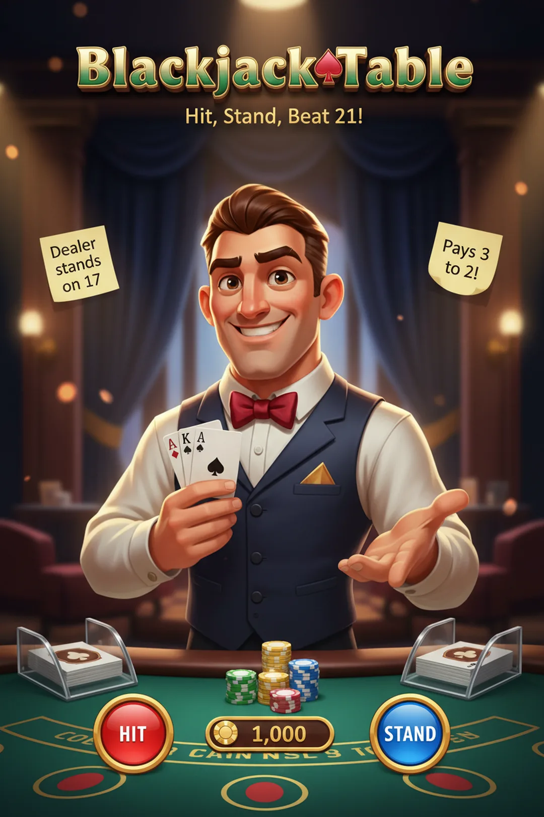 Blackjack Table cover