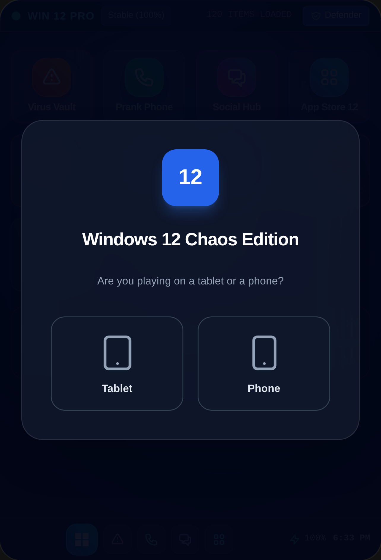 Windows 12 Chaos Edition cover