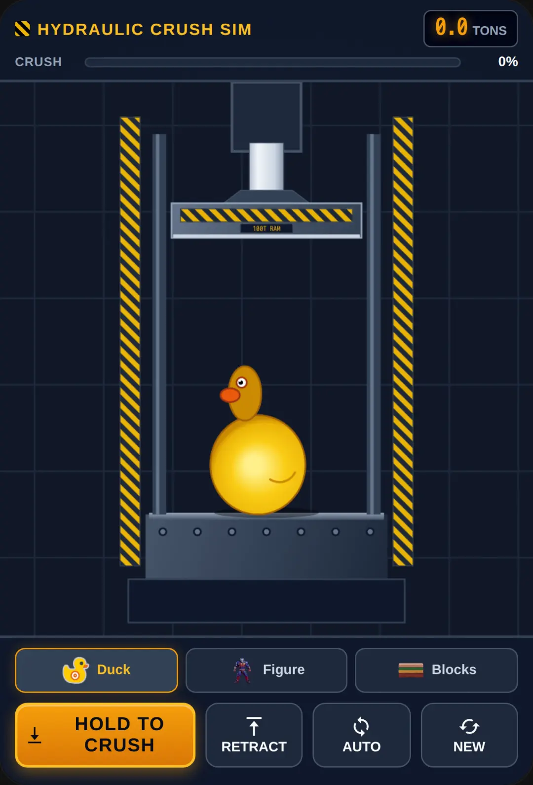 Hydraulic Press Crushing Simulator cover