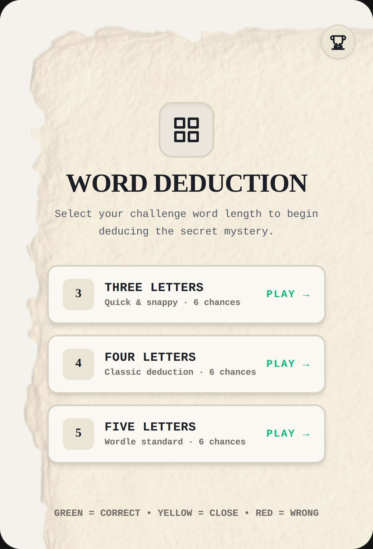 Word guess cover