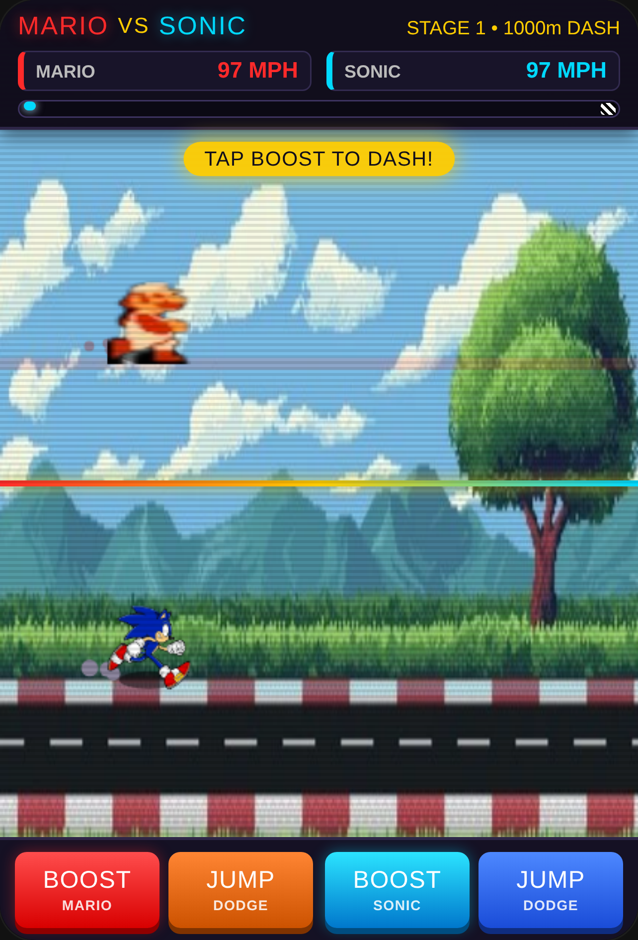 Mario vs Sonic: The Speed Clash cover