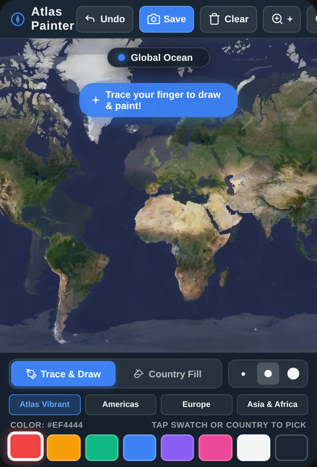 Atlas Painter - World Map Coloring cover