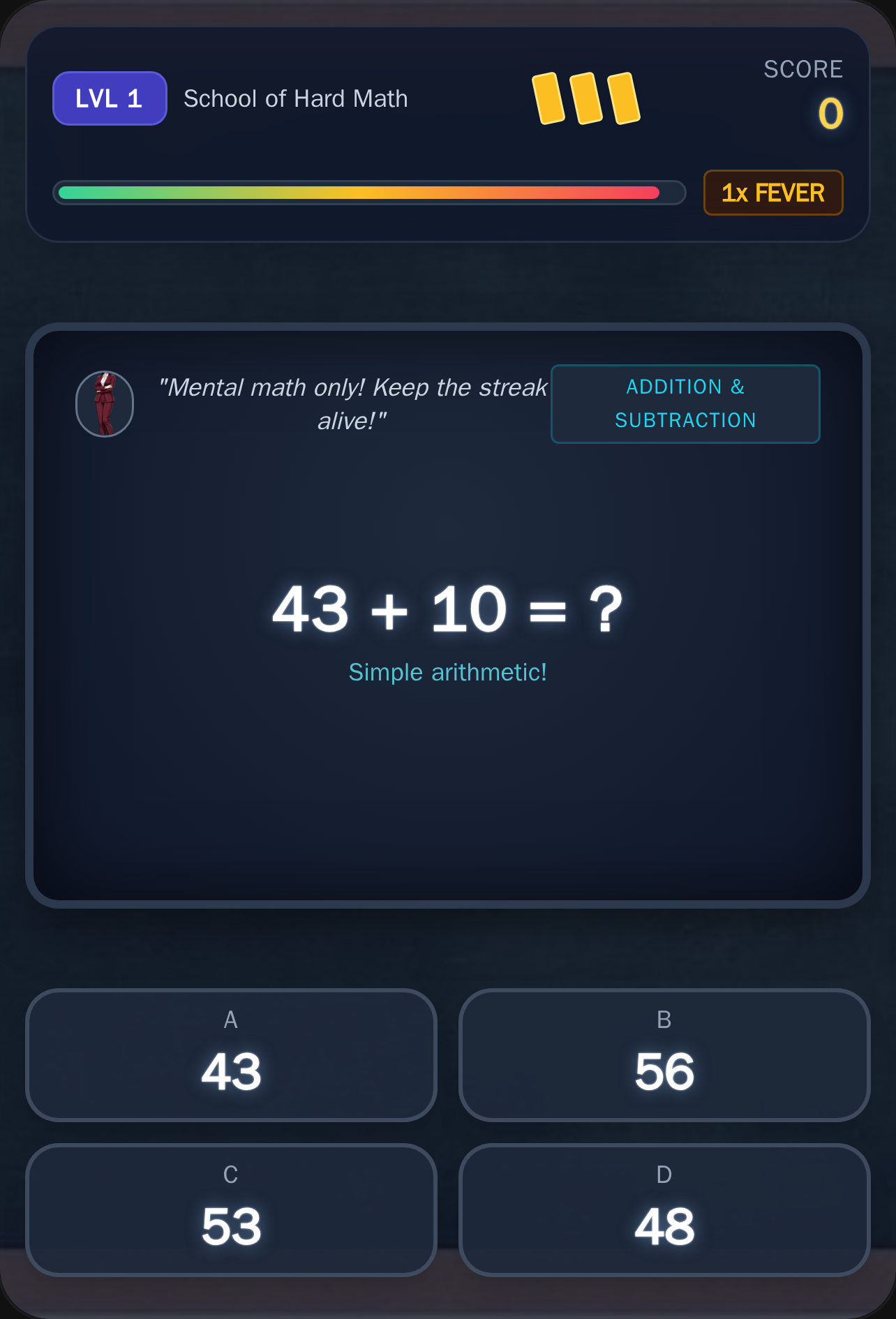 School of Math: Ultra Exam 20ques can u pass? cover