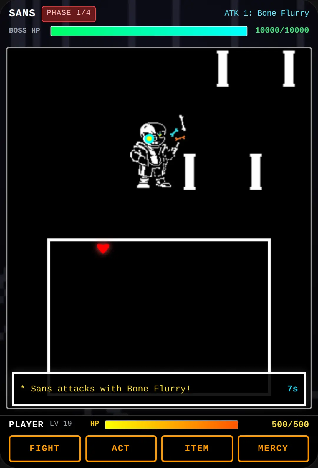 Undertale - Sans 10000 HP Boss Battle cover