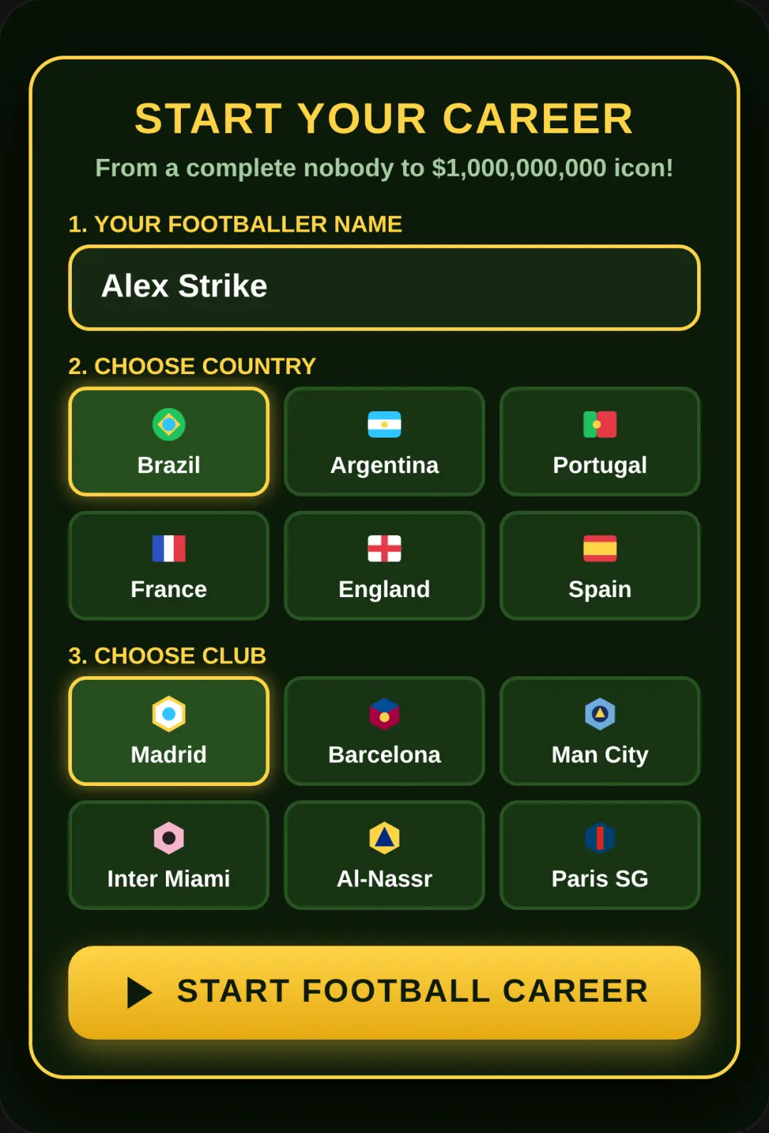 Footballer: Road to $1 Billion cover