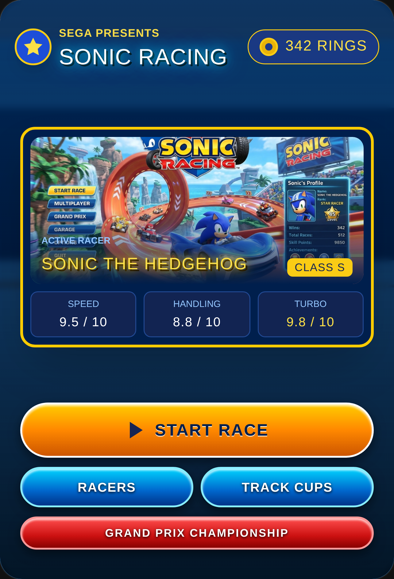 Sonic the Hedgehog: Sonic Racing cover