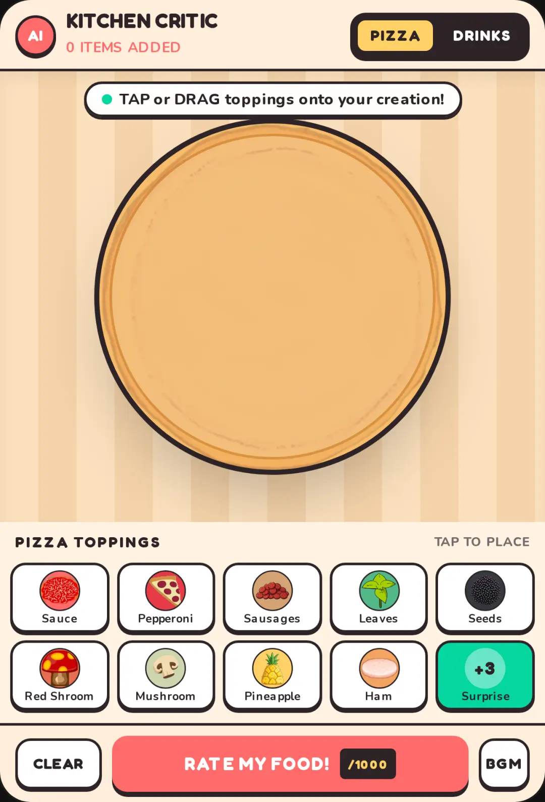 Pizza & Drink Master Chef cover