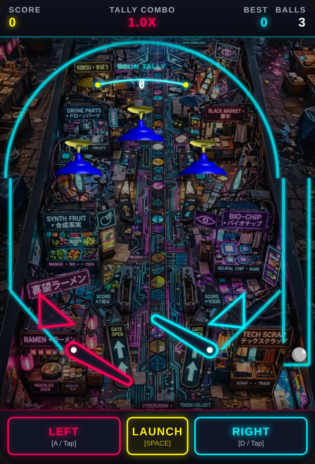 Neon Retro Pinball cover