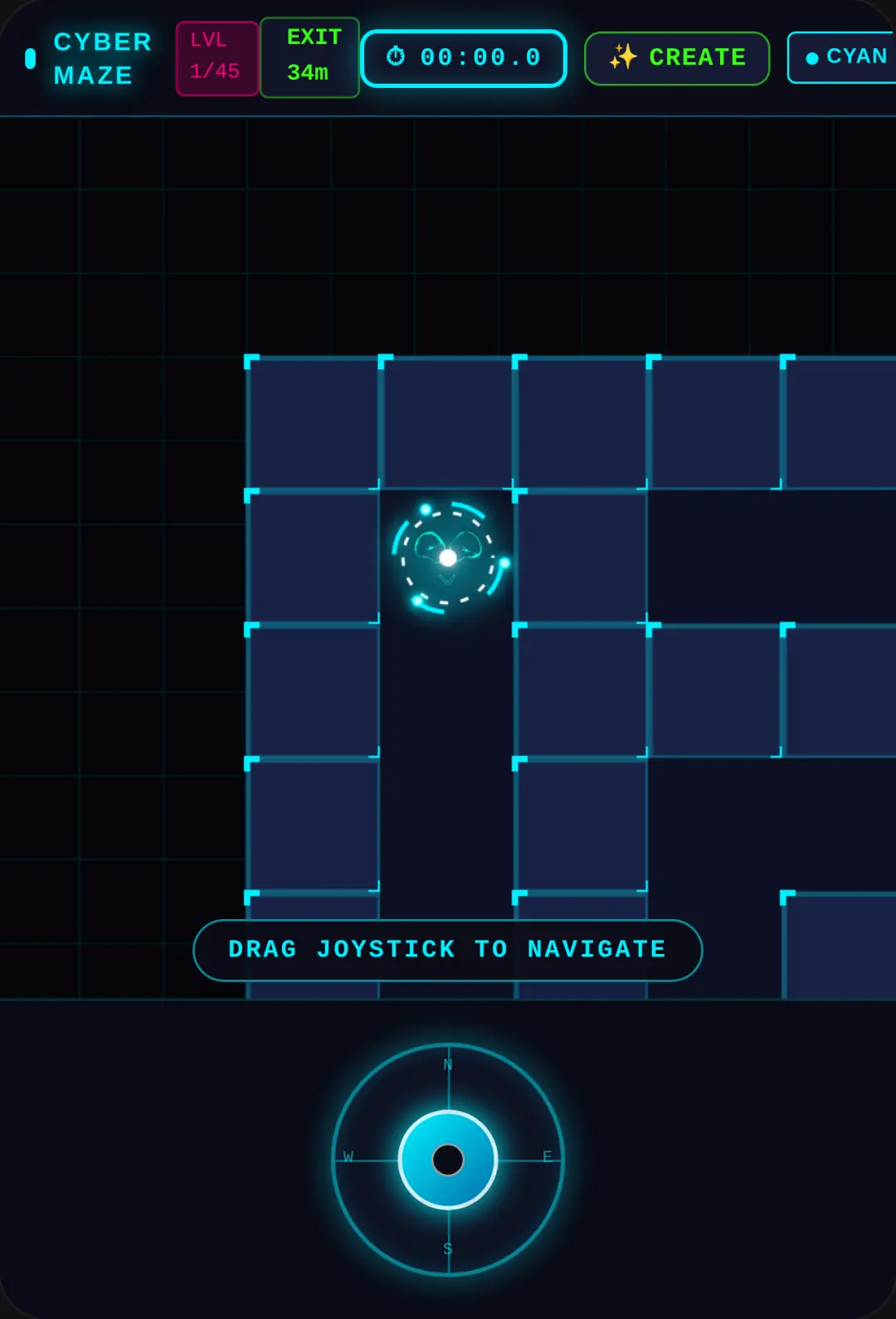 Cyber Maze game cover