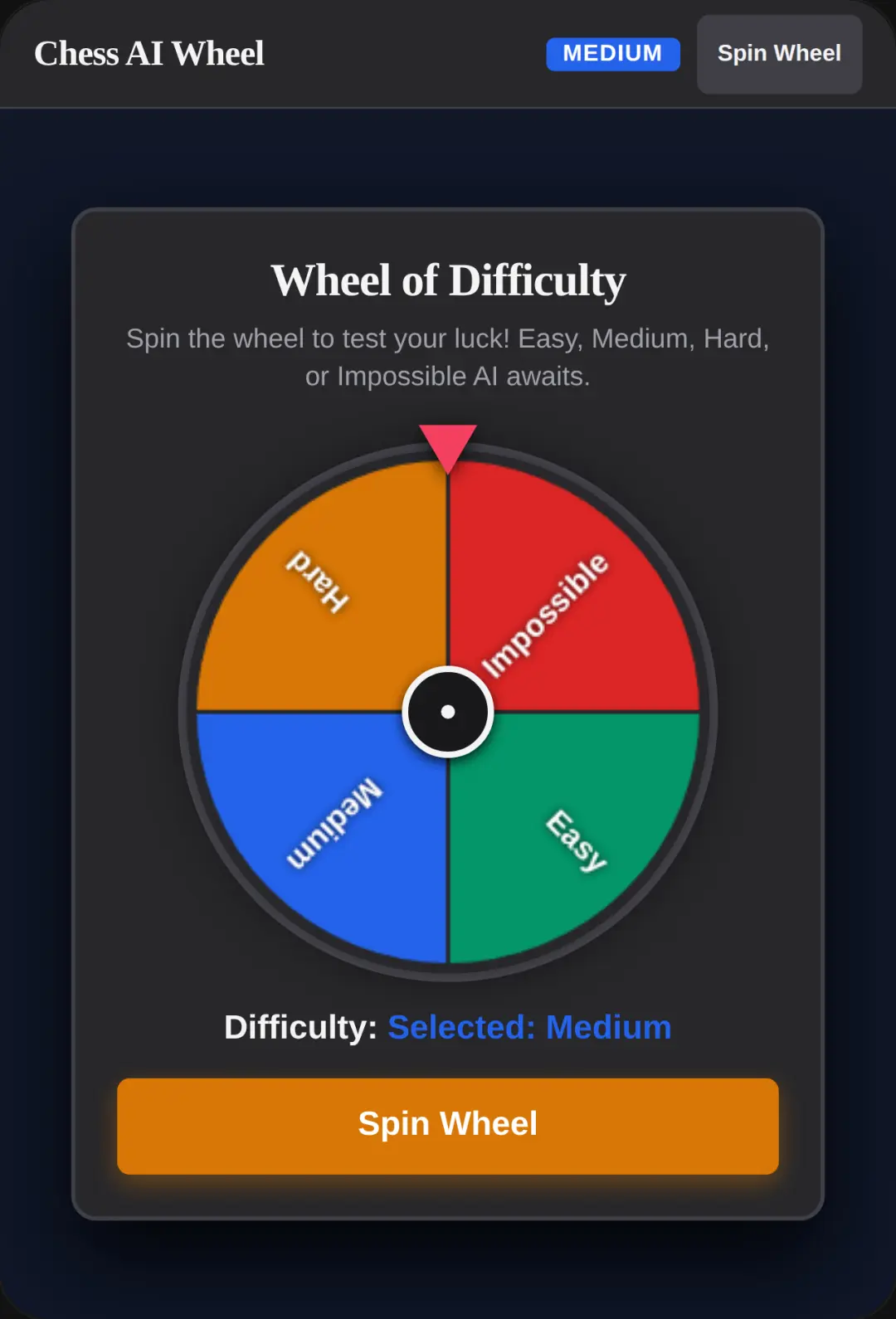 chess and a wheel of difficulty cover