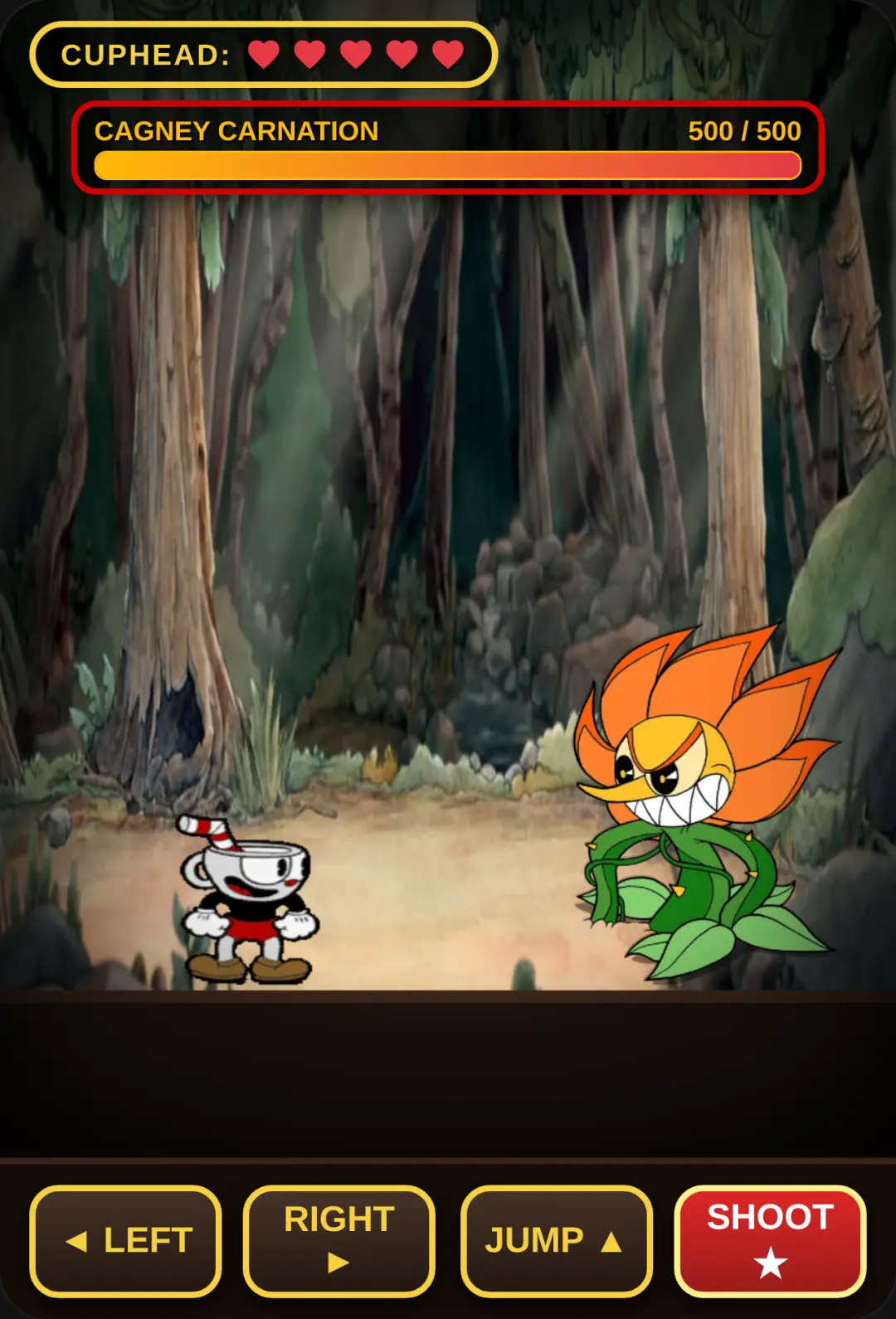 Cuphead vs Cagney Carnation cover