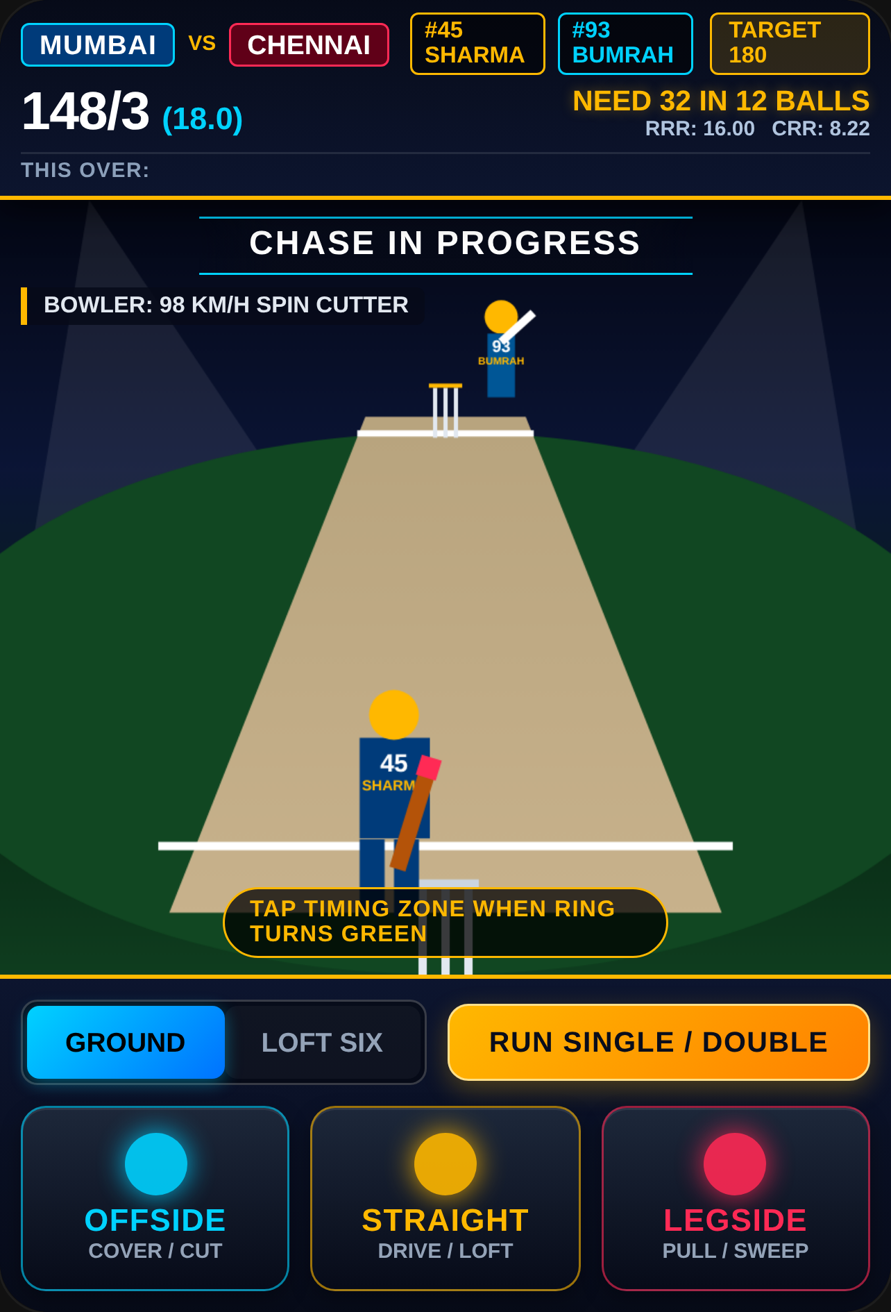 IPL T20 Cricket Chase cover