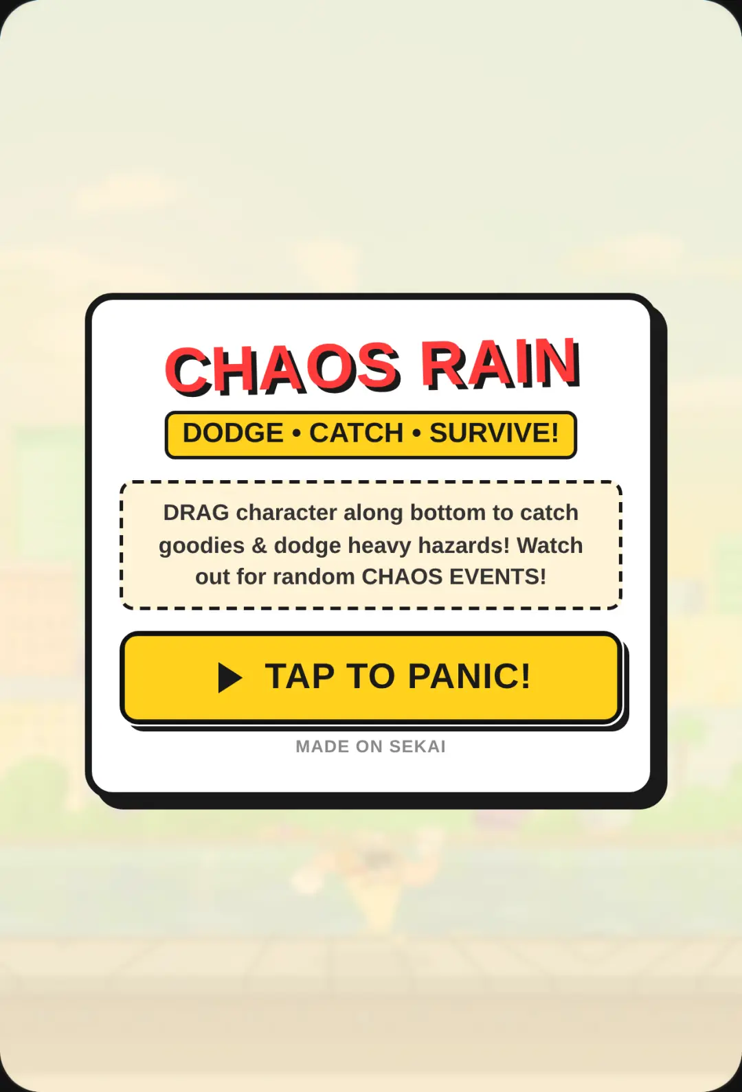 CHAOS RAIN cover
