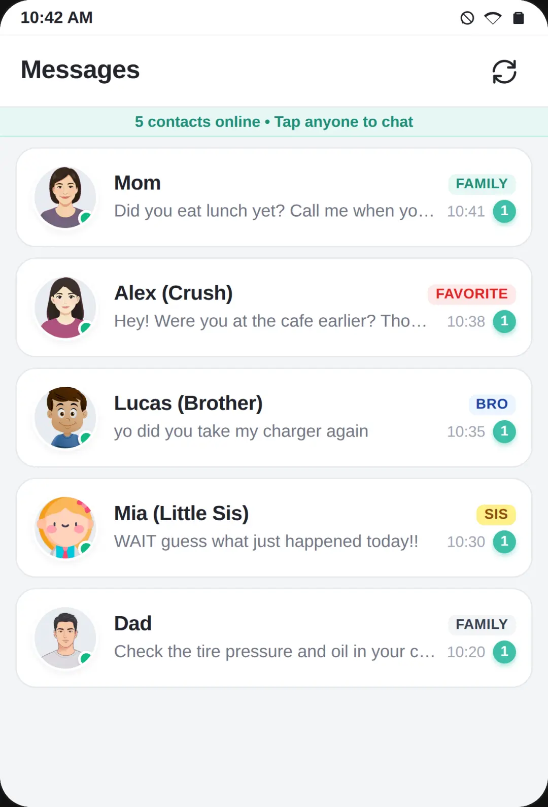 Chatting cover