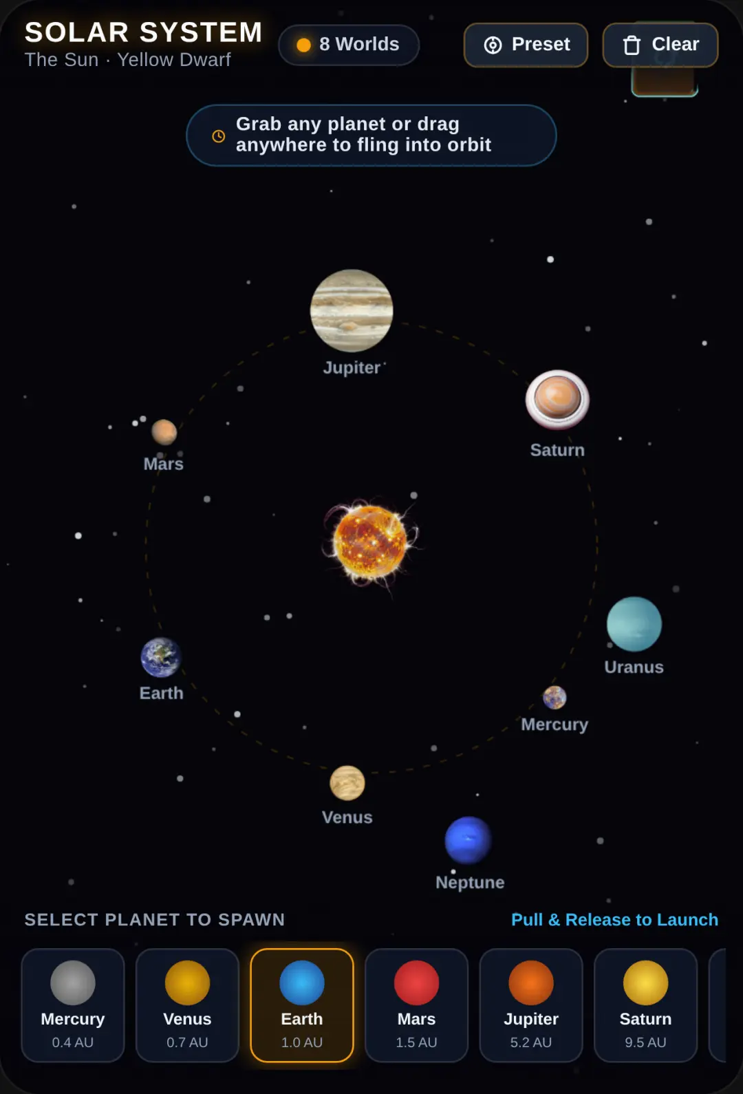 Solar System Orbit & Burn Sandbox cover
