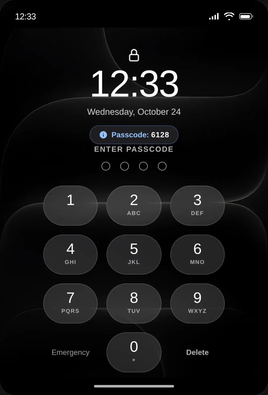 iPhone Passcode 6128 Mystery cover