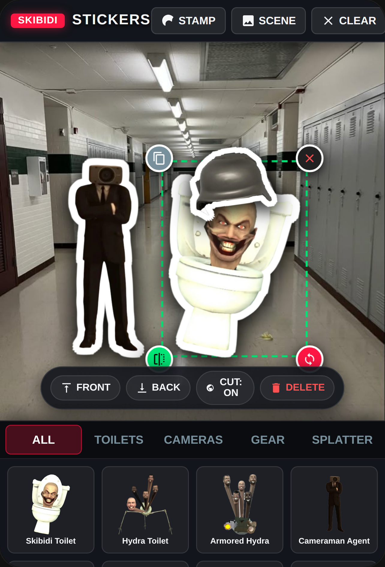 Skibidi Meme Sticker Playground cover