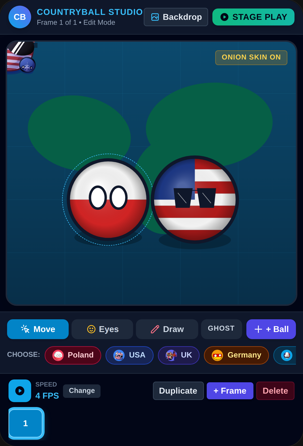 Countryball Studio - Animate & Scene Creator cover