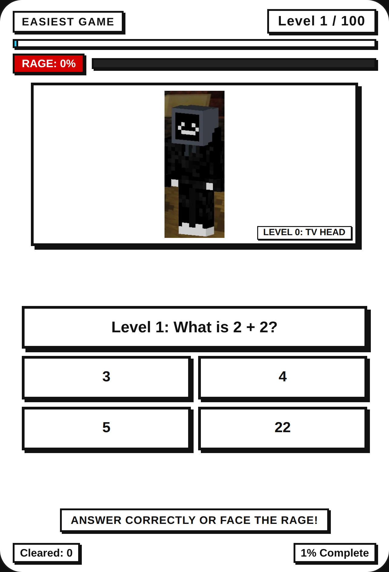 The World's Easiest Game cover