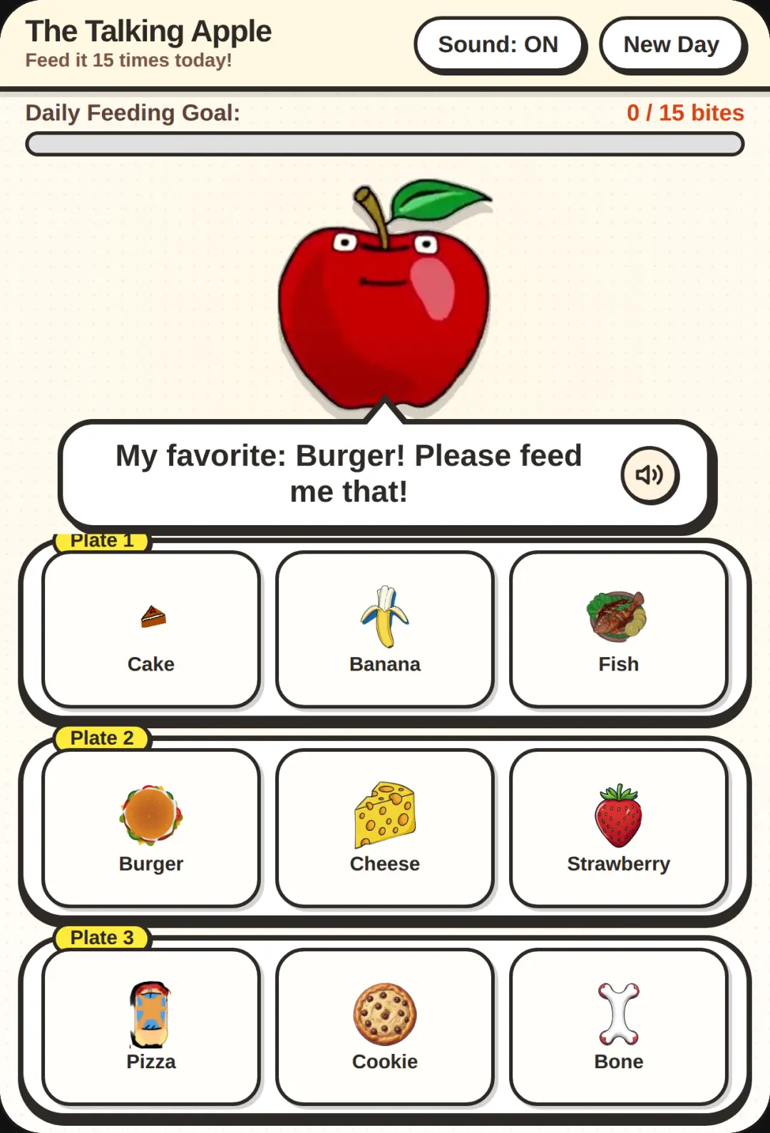 The Talking Apple is Hungry,feed it!✌️✌️✌️ cover