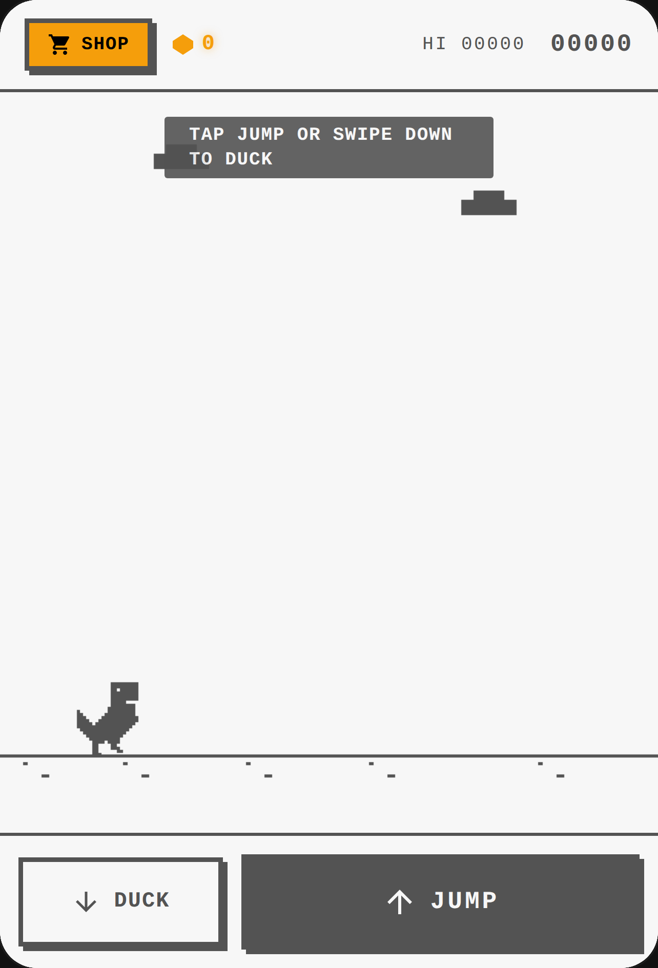 Chrome Dino Run & Shop cover
