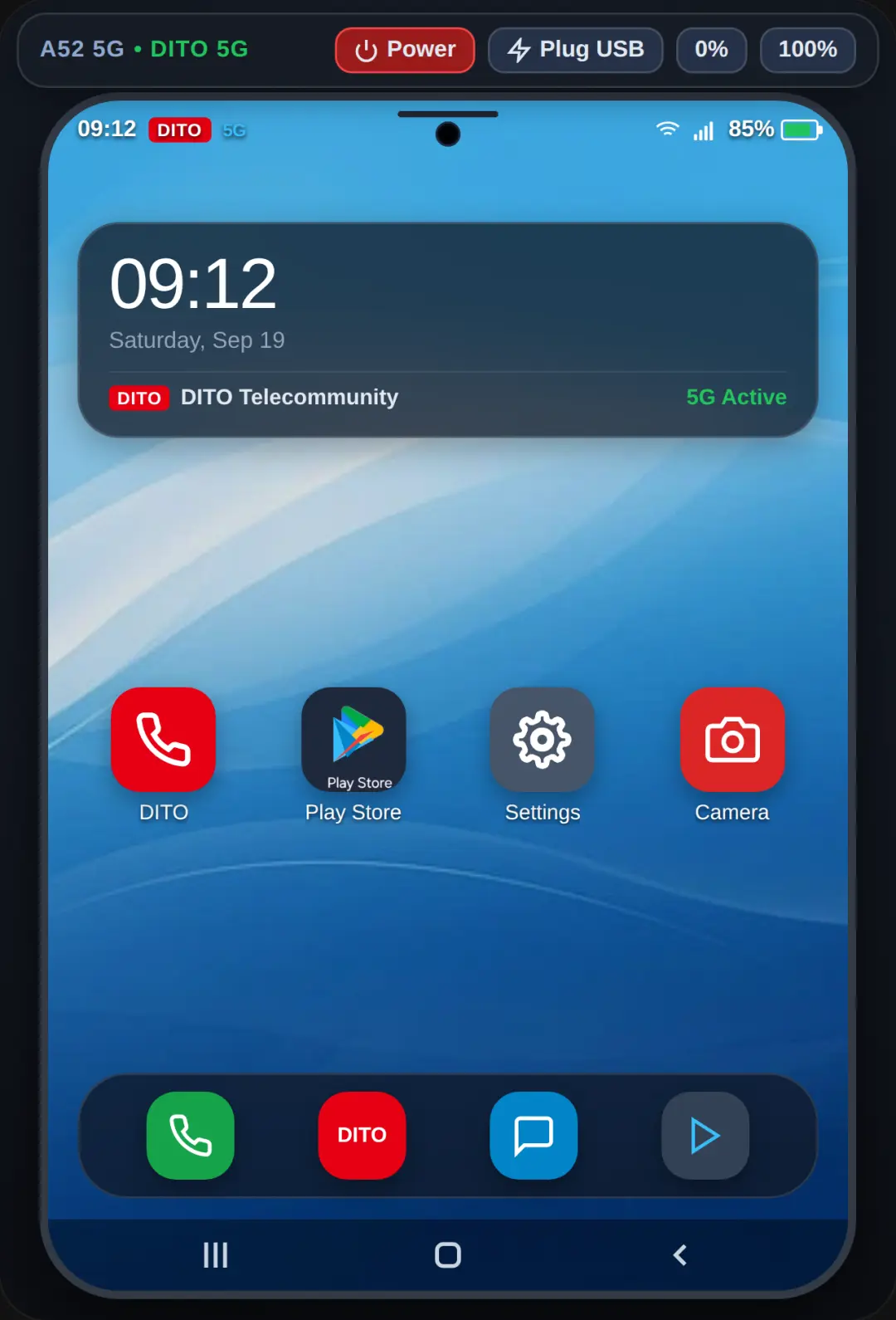 Samsung Galaxy A52 5G - One UI Simulator cover