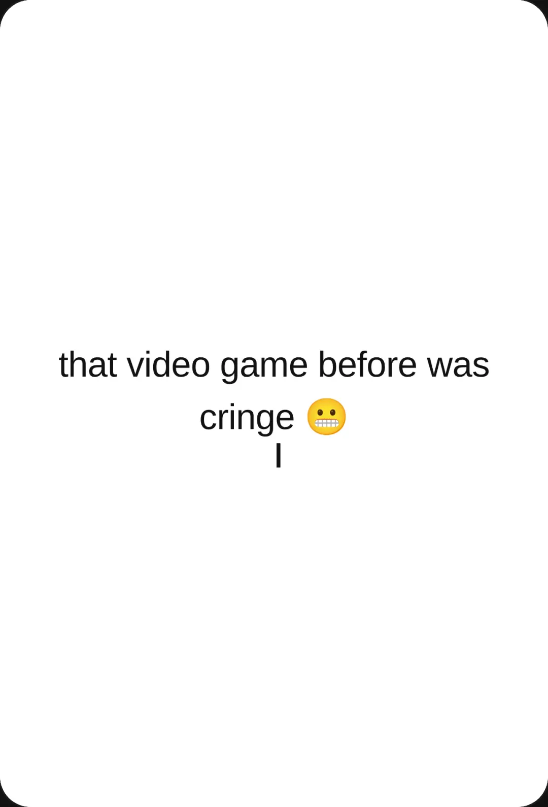 That video game was cringe😬 cover
