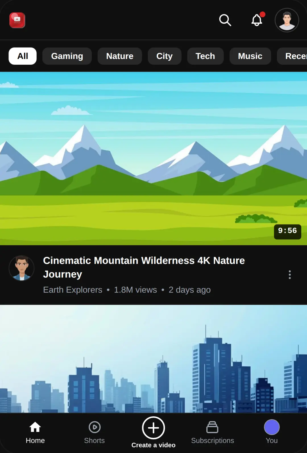 YouTube cover
