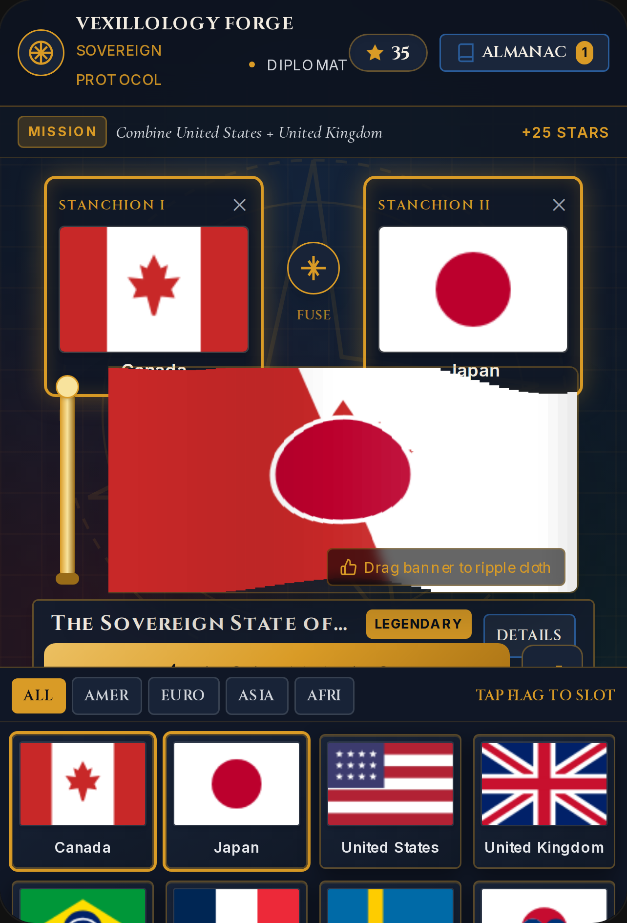 Flag Combiner — Diplomatic Vexillology Forge cover