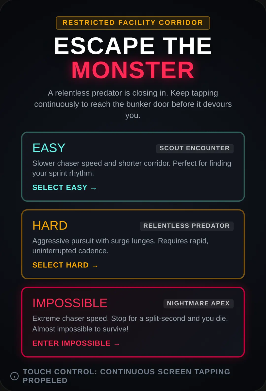 Escape The Monster cover
