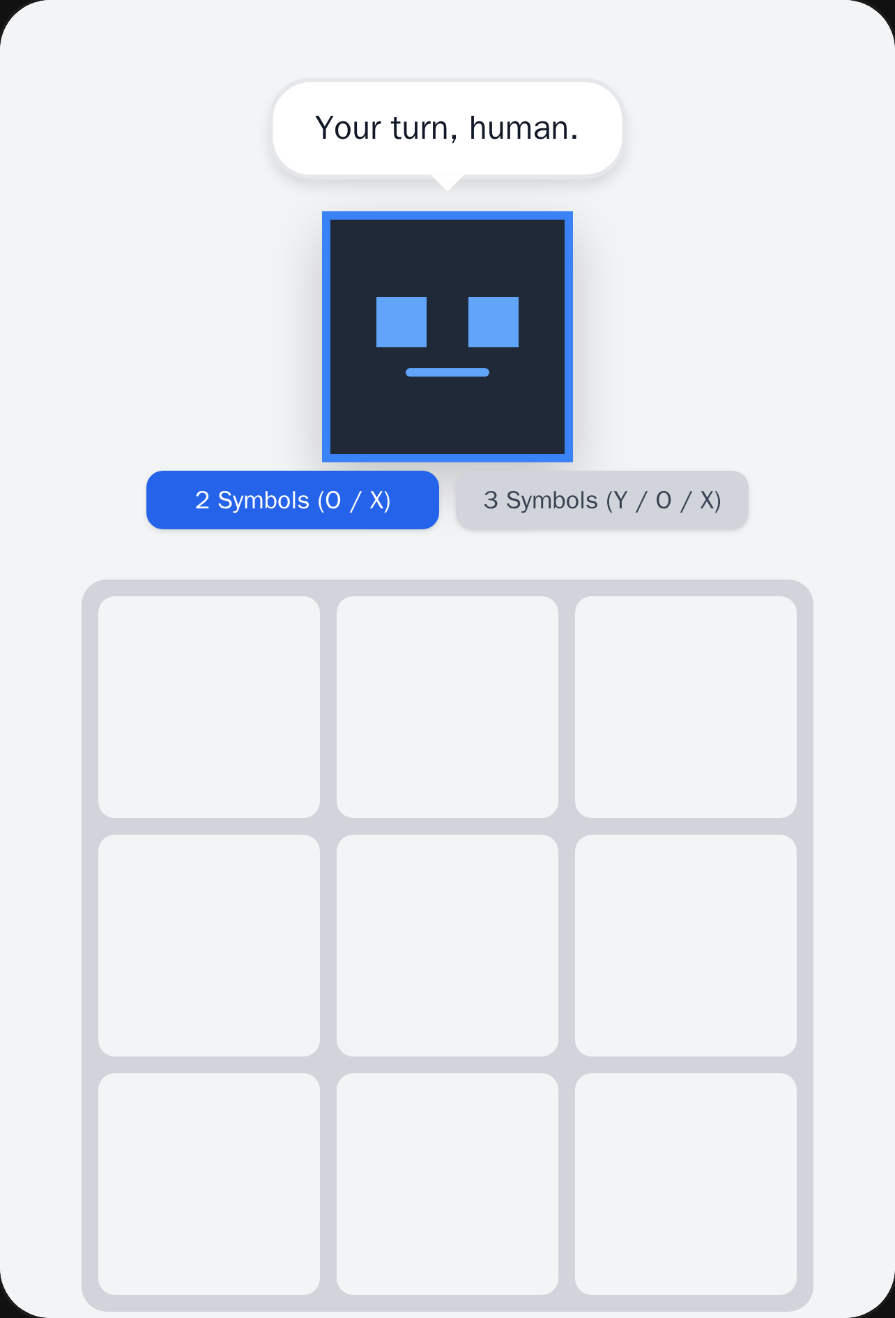 Rogue AI special Tic-Tac-Toe cover