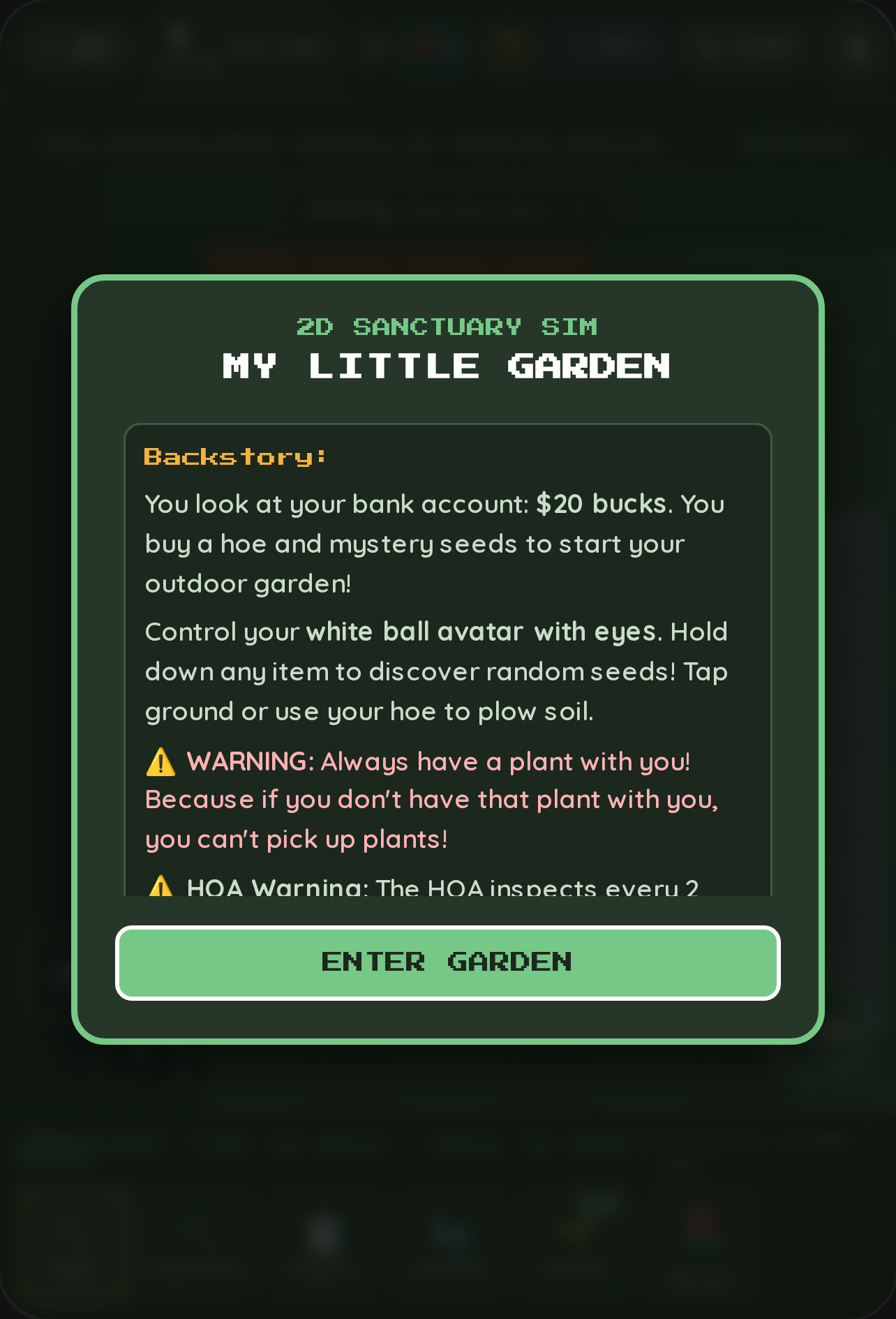 My Little Garden - 2D Sanctuary cover