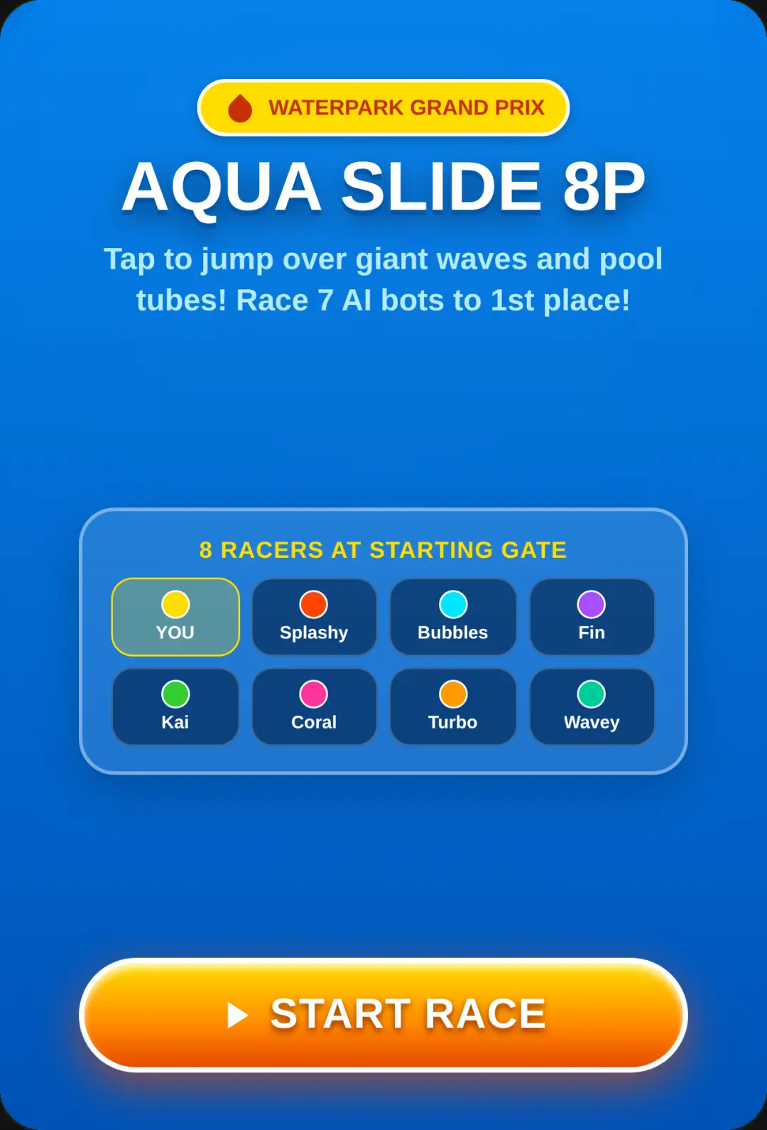 Aqua Splash 8-Player Slide Race cover