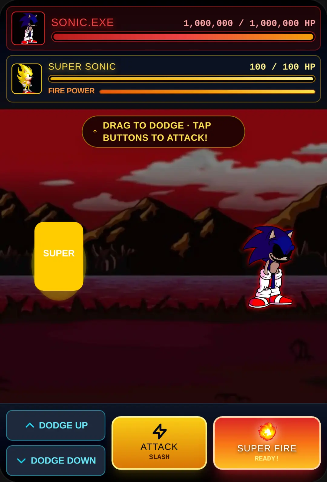 Super Sonic vs Sonic.exe - Boss Fight cover