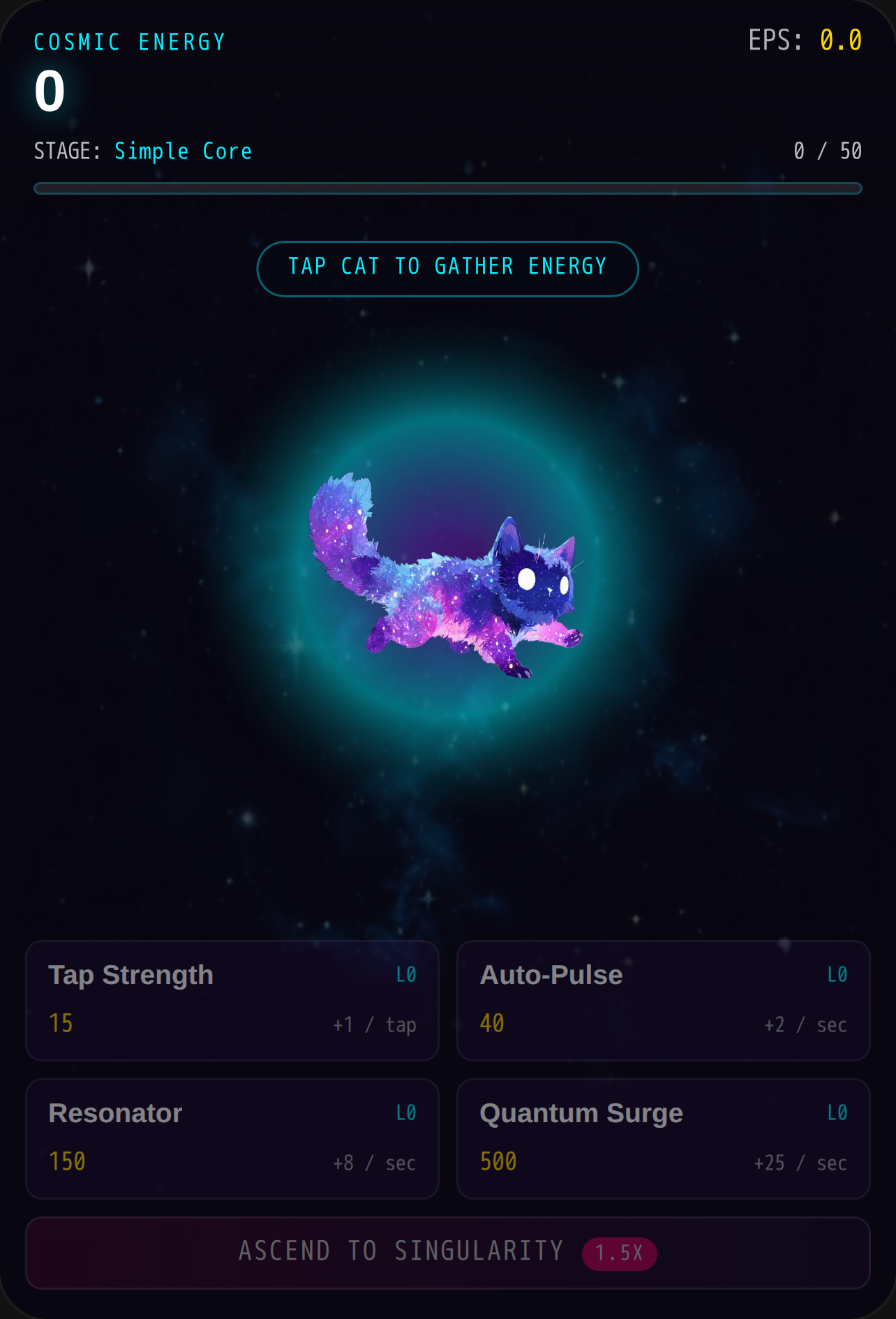 Cosmic Cat Tapper cover