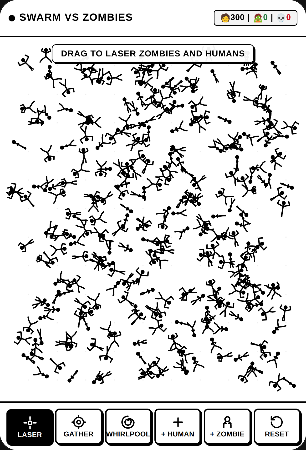 Stickmen Swarm vs Zombies cover