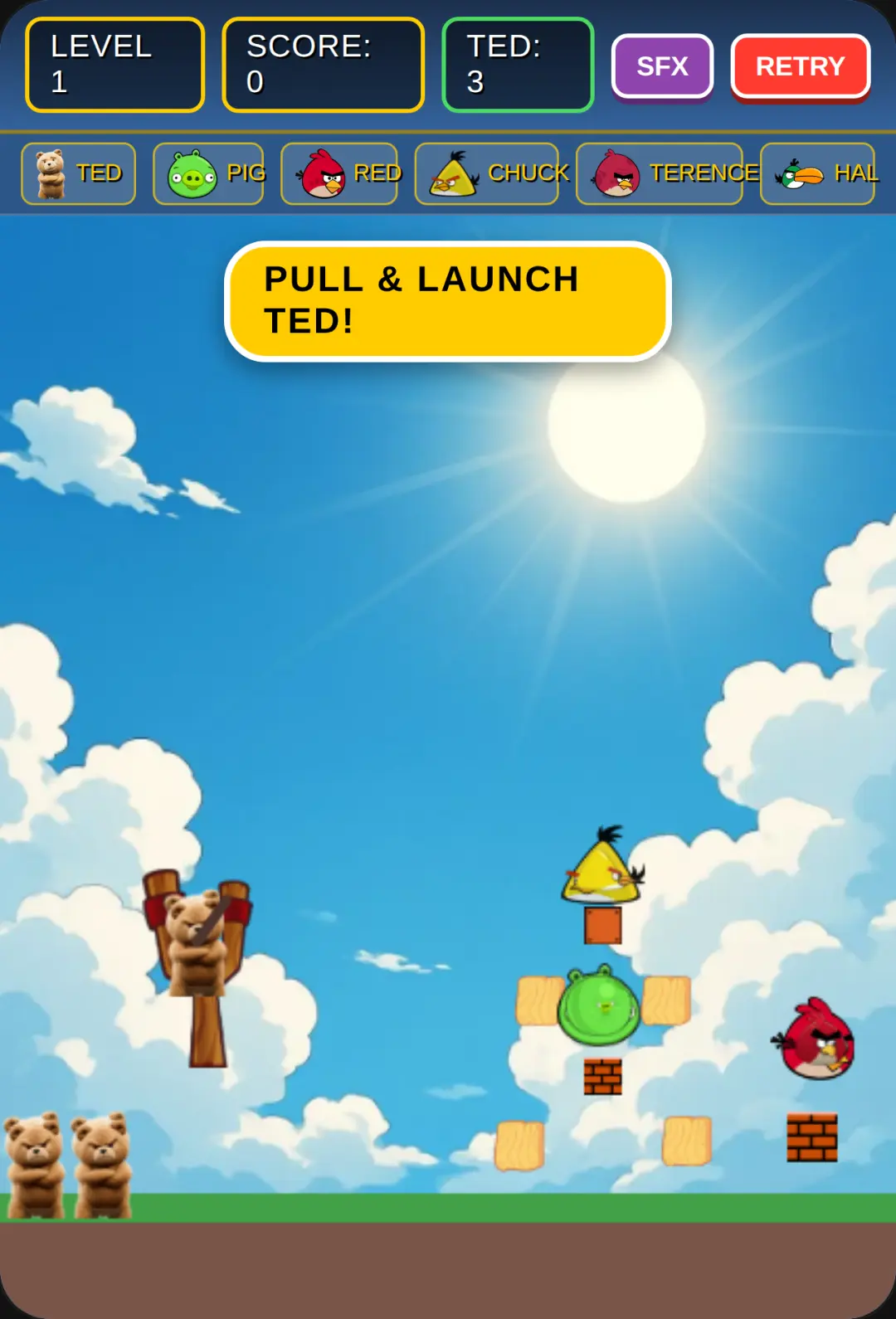 Angry Birds Ted Edition cover