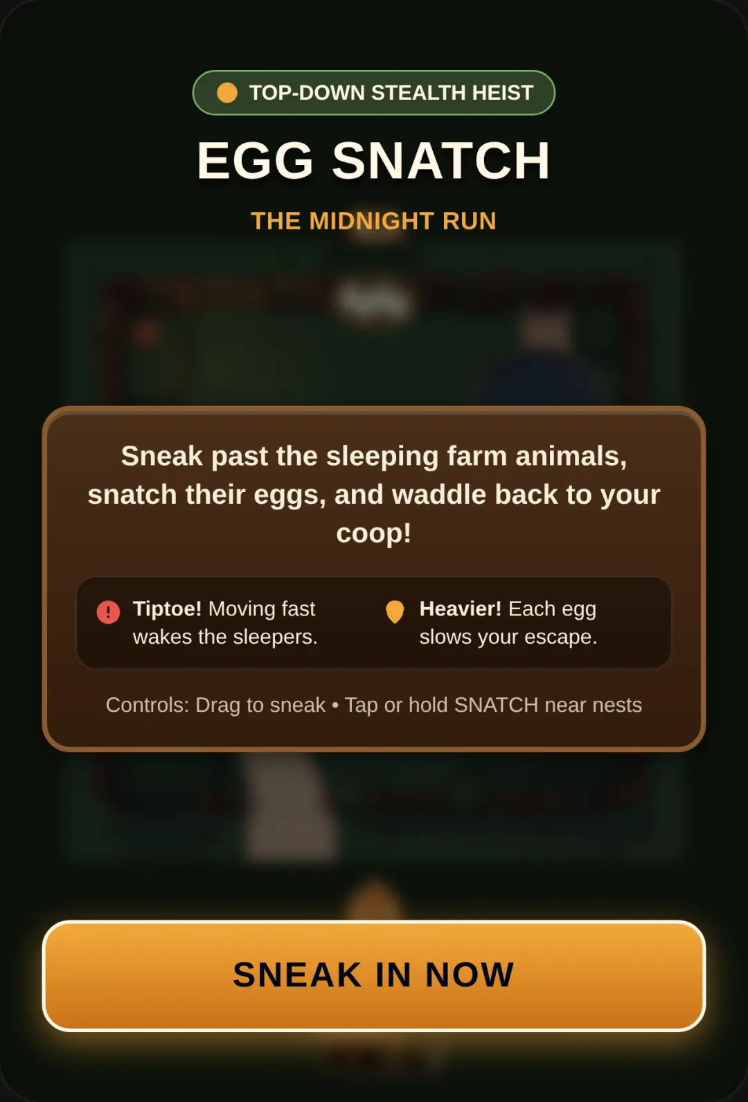 Egg Snatch: Night Heist cover