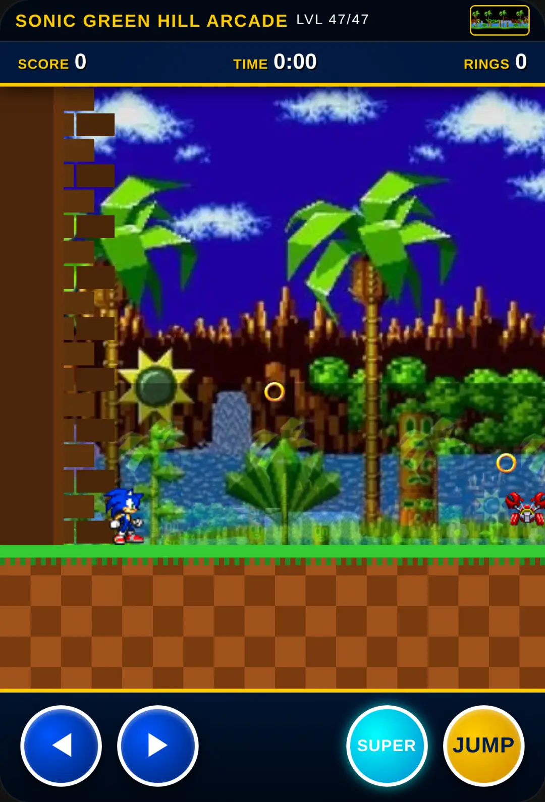 Sonic Green Hill Arcade cover