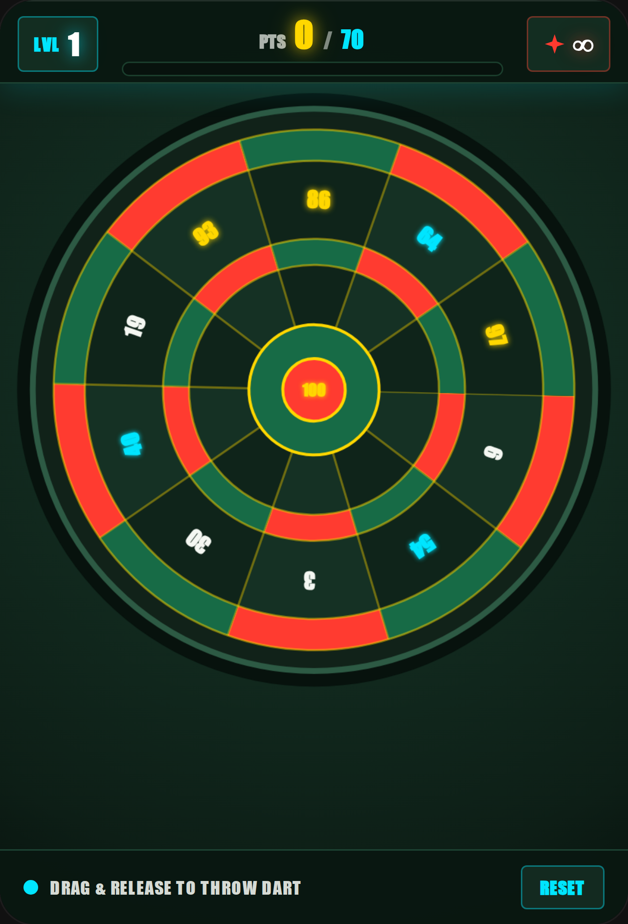 Neon Darts 100 cover