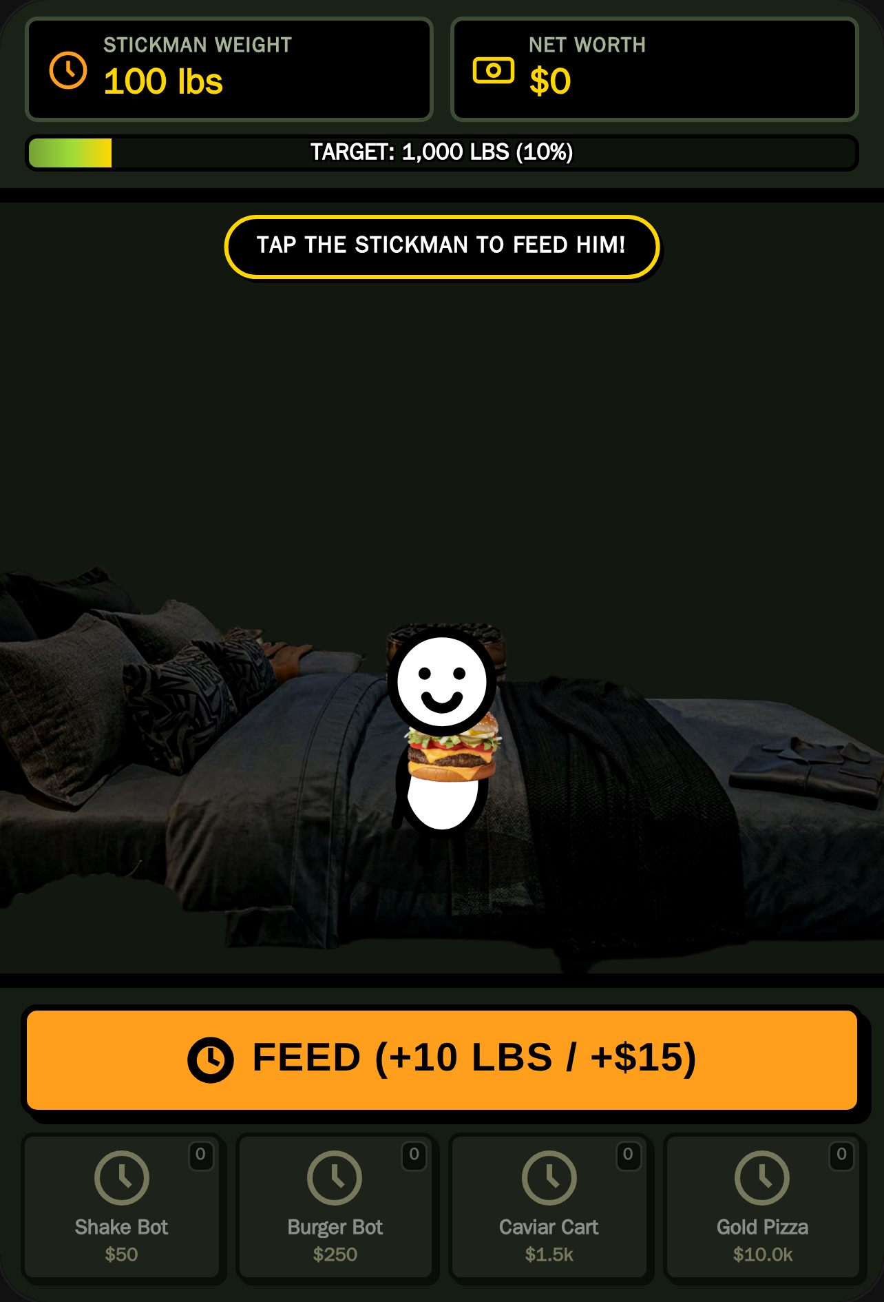 Feed the Stickman to win! cover