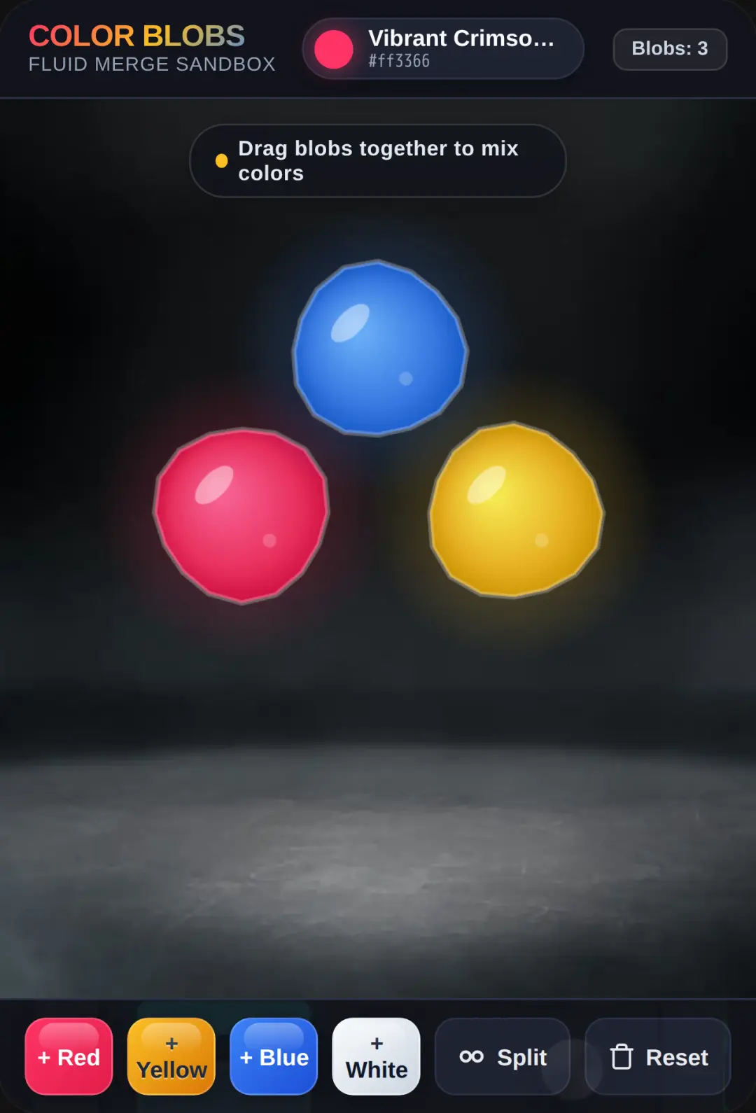 Color Blobs - Merging Sandbox cover