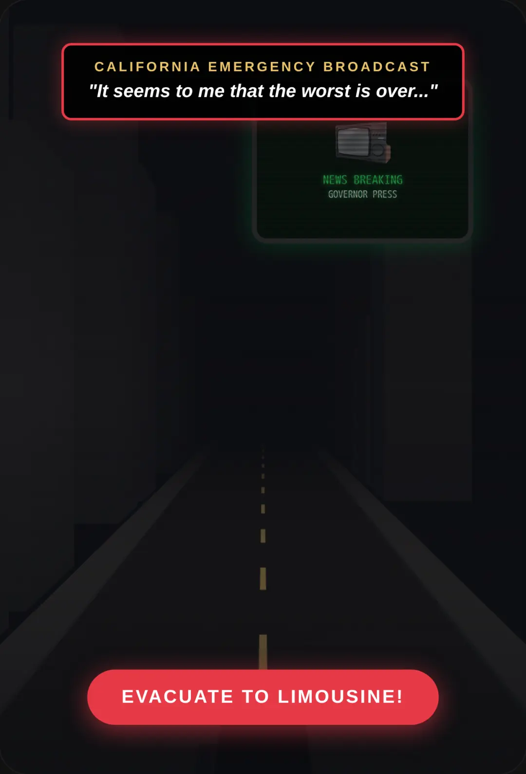 2012 Earthquake Limo Escape 3D cover