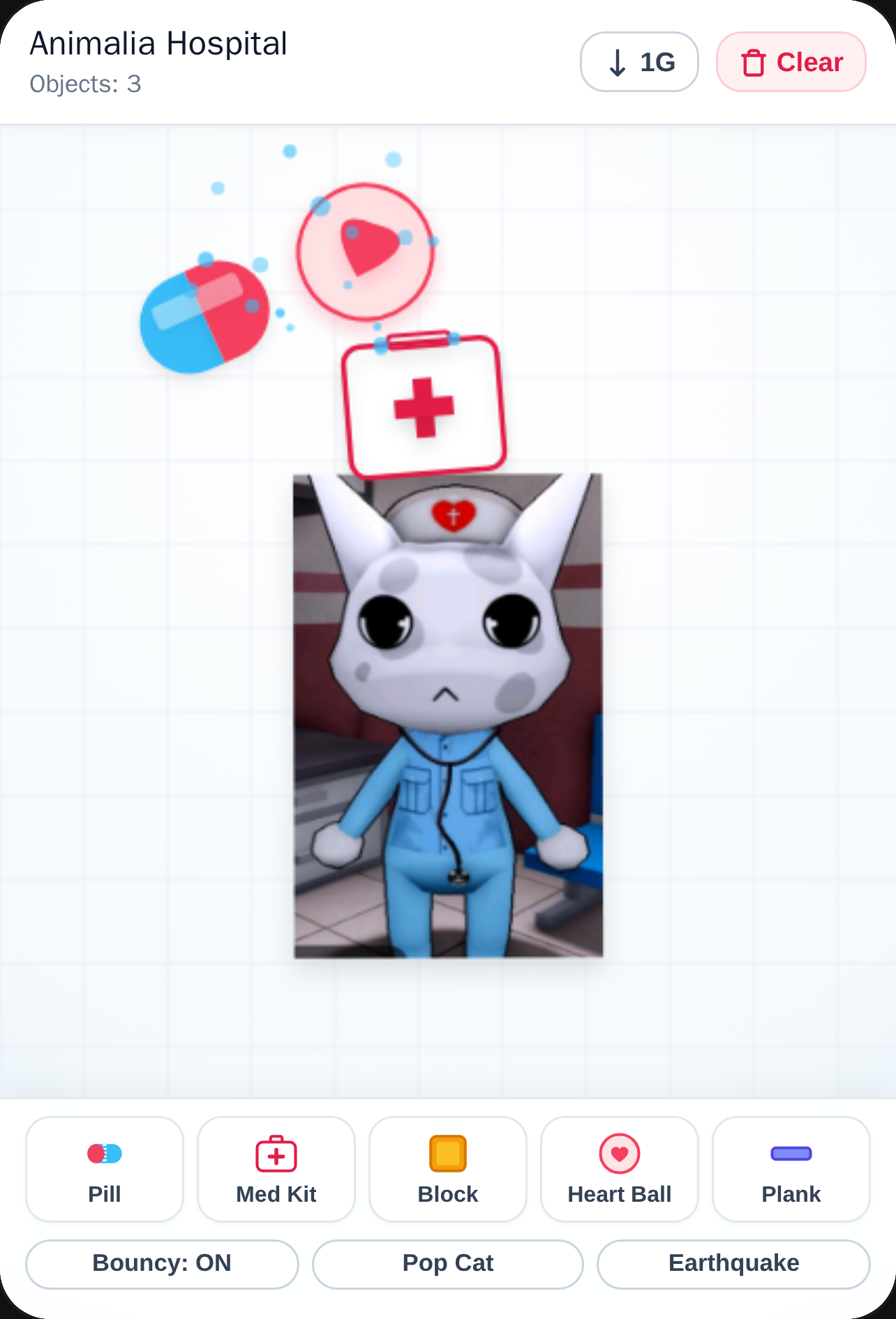 Animalia Hospital Physics Sandbox cover
